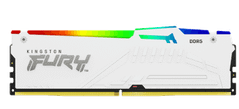 KINGSTON 128GB DDR5-5200MT/S CL40 DIMM (KIT OF 4) BEAST WHITE RGB XMP