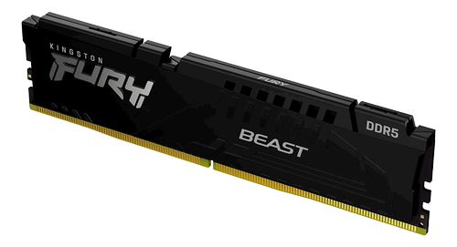 KINGSTON FURY Beast 128GB 5200MT/s DDR5 CL40 DIMM Kit of 4 Black XMP (KF552C40BBK4-128)