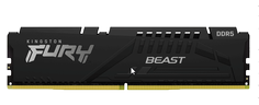 Kingston FURY Beast - DDR5 - sett - 64 GB: 4 x 16 GB - DIMM 288-pin - 6000 MHz / PC5-48000 - ikke-bufret