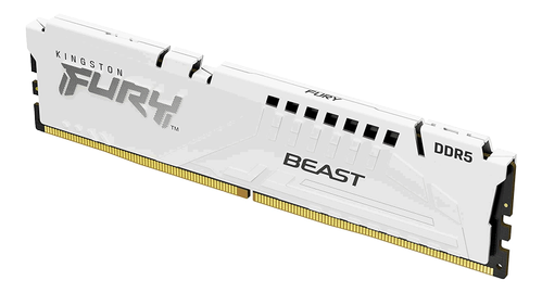 KINGSTON FURY Beast 128GB 5200MT/s DDR5 CL40 DIMM Kit of 4 White XMP (KF552C40BWK4-128)