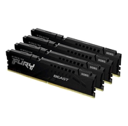 KINGSTON 128GB DDR5-5600MT/S CL40 DIMM (KIT OF 4) FURY BEAST BLACK XMP