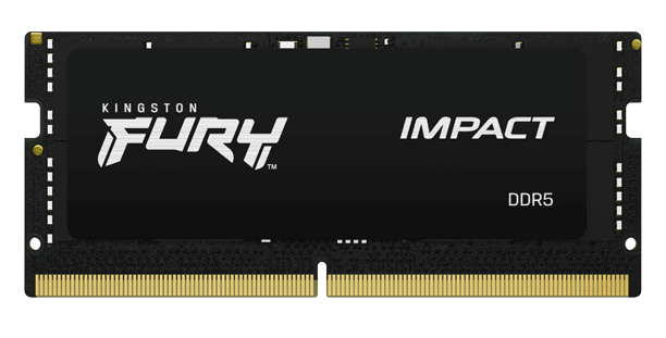 Kingston FURY Impact - DDR5 - modul - 16 GB - SO DIMM 262-pin - 6400 MHz / PC5-51200 - ikke-bufret (KF564S38IB-16)