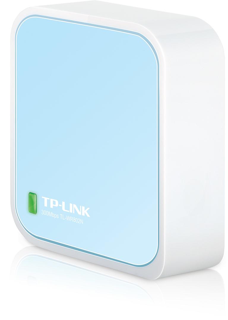 TP-Link - TL-WR802N - Trådløs ruter - 802.11b/g/n - 2,4 GHz