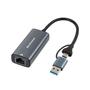 MICROCONNECT Premium USB-C / A to RJ45 