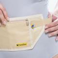 Travel Blue Money Belt,RFID protected, mix color Beige & Black