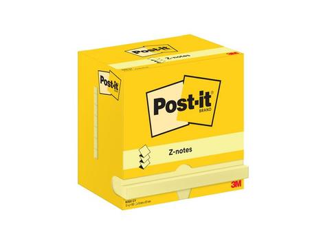 POST-IT z-notes blok 76x127mm gul 12 blk (7100290186)