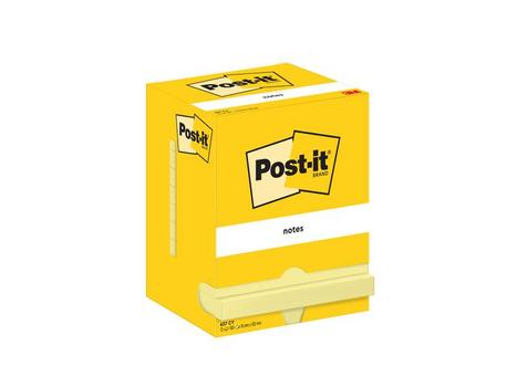 POST-IT notesblok 76x102mm gul 12stk (7100290168)