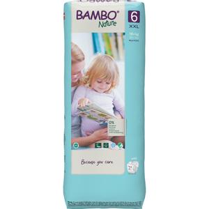 Bambo Nature Børneble, tapeble, miljømærket,  Bambo Nature, 6, tall pack, 16+ kg (100001926611*120)