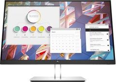 HP E24 G4 - E-Series - LED monitor - 23.8" - 1920 x 1080 Full HD (1080p) @ 60 Hz - IPS - 250 cd/m² - 1000:1 - 5 ms - HDMI, VGA, DisplayPort - silver (stand), black head