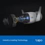 TP-LINK Outdoor Security Wi-Fi Camera 2K QHD 2688x1520 F1.0 2.4GHz 2T2R 2x External Antennas 1x Ethernet Port (TAPO C325WB)