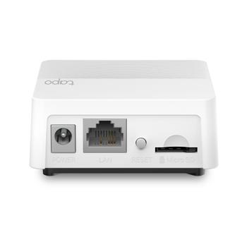 TP-LINK Smart Hub 2.4GHz 868MHz 1x Ethernet Port 90dB Adjustable Audio Alarm 19 Ringtones Up to 64 Switches (TAPO H200)