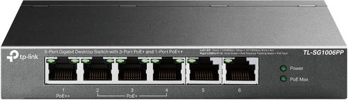 TP-LINK | TL-SG1006PP | Unmanaged Switch | 6x Port | 1Gbit/s | 64W PoE (TL-SG1006PP)
