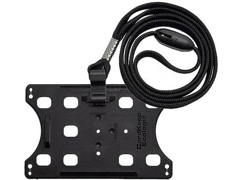 CAPTURE Kortholder med lanyard sort (KORTHOLDER)