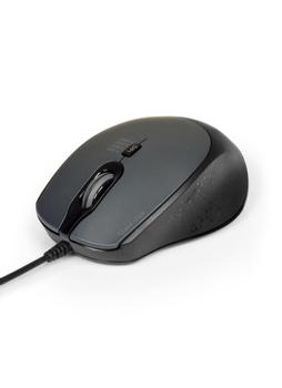 PORT DESIGNS Wired Silent Mouse (USB-C & USB-A) Black /900711 (900711)