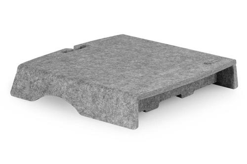 BAKKER & EIKHUIZEN Monitorständer Q-Riser 50 Circular, grau W7P (BNEQR50CLGY)
