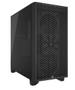 CORSAIR 3000D Tempered Glass Mid Tower (sort) ATX, Tempered Glass, Mid Tower, Radiator opp til 360mm