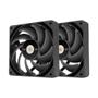 THERMALTAKE TOUGHFAN Pro 12 PC Cooling Fan 2Pack Fan 12025 PWM 500~2000rpm Black