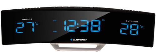 BLAUPUNKT Radio Clock Digital Black,  (CR12BK)