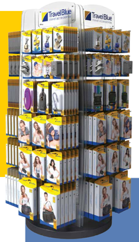 Travel Blue Acrylic Wall Stand (4)