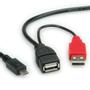 ROLINE USB2.0 Y Cable, 2x type A M/F