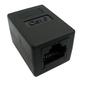 VALUE RJ45 Modular Coupler. Cat6. UTP. Black