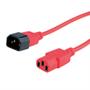ROLINE Monitor Power Cable, IEC320 C14 - C13, red, 1.8m (19.08.1520)