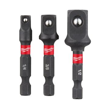 Milwaukee Shockwave Impact Duty socket adaptors - Hex reception