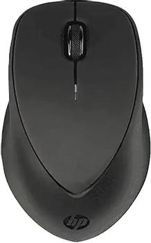 HP P Premium - Mouse - right and left-handed - laser - 3 buttons - wireless - 2.4 GHz - USB wireless receiver - black (1JR31AA#AC3)