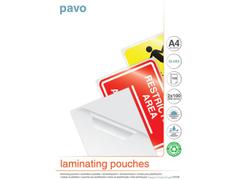 PAVO Lamineringslomme PAVO A4 100my (100)