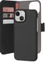 PURO iPhone 15 eco-leather detachable wallet case, black