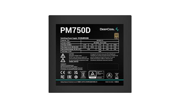 DEEPCOOL Pm750D Power Supply Unit 750 (R-PM750D-FA0B-EU)