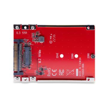 STARTECH M.2 TO U.3 ADAPTER/ CONVERTER - M2 NVME SSD TO 2.5INCH U.3 CABL (1M25-U3-M2-ADAPTER)