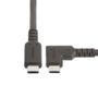 STARTECH StarTech.com 1.6ft Rugged Right Angle USB-C Cable (RUSB31CC50CMBR)