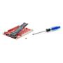 STARTECH M.2 TO U.3 ADAPTER/ CONVERTER - M2 NVME SSD TO 2.5INCH U.3 CABL (1M25-U3-M2-ADAPTER)