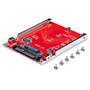 STARTECH M.2 TO U.3 ADAPTER/ CONVERTER - M2 NVME SSD TO 2.5INCH U.3 CABL (1M25-U3-M2-ADAPTER)