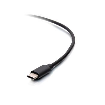 C2G G 6ft (1.8m) USB-C Male to Lightning Male Sync and Charging Cable - Black - Lightning cable - 24 pin USB-C male to Lightning male - 1.83 m - black - USB Power Delivery (20W), up to 480 Mbps (C2G54556)