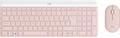 LOGITECH Slim Wireless Combo MK470 - Tastatur & Mus sæt - Universal - Pink