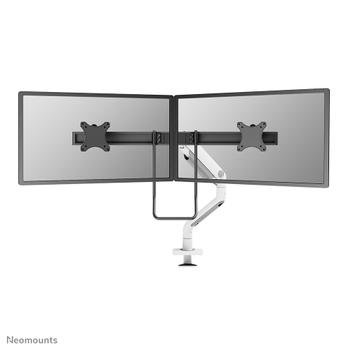 Neomounts by Newstar s DS75S-950WH2 - Mounting kit (desk mounting arm) - full-motion - for 2 LCD displays - aluminium - white - screen size: 17"-32" (DS75S-950WH2)