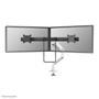 Neomounts by Newstar s DS75S-950WH2 - Mounting kit (desk mounting arm) - full-motion - for 2 LCD displays - aluminium - white - screen size: 17"-32"