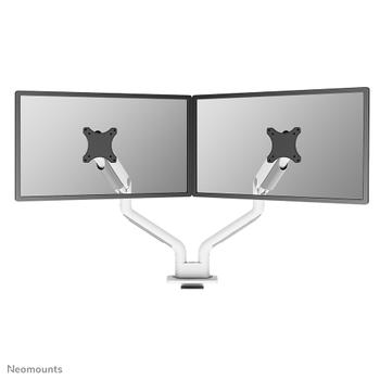 Neomounts by Newstar s DS70S-950WH2 NEXT One - Mounting kit (grommet mount, monitor arm, clamp mounting base) - full-motion - for 2 LCD displays - aluminium - white - screen size: 17"-35" - desk-mountable (DS70S-950WH2)
