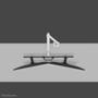 Neomounts by Newstar s DS75S-950WH2 - Mounting kit (desk mounting arm) - full-motion - for 2 LCD displays - aluminium - white - screen size: 17"-32" (DS75S-950WH2)