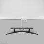 Neomounts by Newstar s DS75S-950WH2 - Mounting kit (desk mounting arm) - full-motion - for 2 LCD displays - aluminium - white - screen size: 17"-32" (DS75S-950WH2)