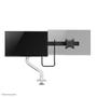 Neomounts by Newstar s DS75S-950WH2 - Mounting kit (desk mounting arm) - full-motion - for 2 LCD displays - aluminium - white - screen size: 17"-32" (DS75S-950WH2)