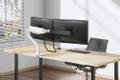 Neomounts by Newstar s DS75S-950WH2 - Mounting kit (desk mounting arm) - full-motion - for 2 LCD displays - aluminium - white - screen size: 17"-32" (DS75S-950WH2)