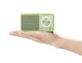 SANGEAN WR-7 Green (Genuine Mini) FM/Bluetooth/AUX Wooden Radio