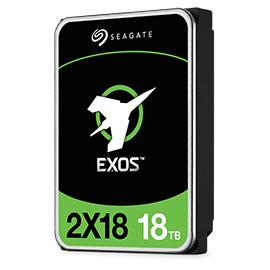 SEAGATE EXOS 2X18 18TB SAS 3.5IN 7200RPM 512E/4KN INT (ST18000NM0272)