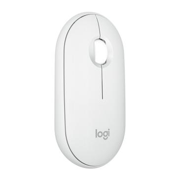 Logitech Pebble Mouse 2 M350s - mus - Bluetooth 5.2 LE - tonalhvit (910-007013)