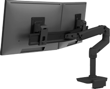 ERGOTRON LX Desk Dual Direct Arm Low Profile MBK