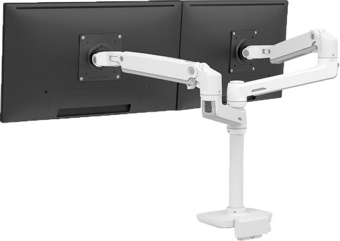 ERGOTRON LX Desk Dual Stacking Arm Low Profile BWT (45-610-216)