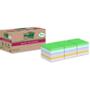 POST-IT Super Sticky Recycle Assorteret 76x76mm 14+4blk